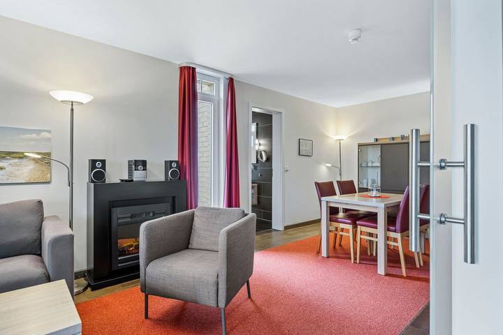 Ferienwohnung für 2 Personen, mit Ausblick und Sauna sowie Terrasse in Wremen - 3