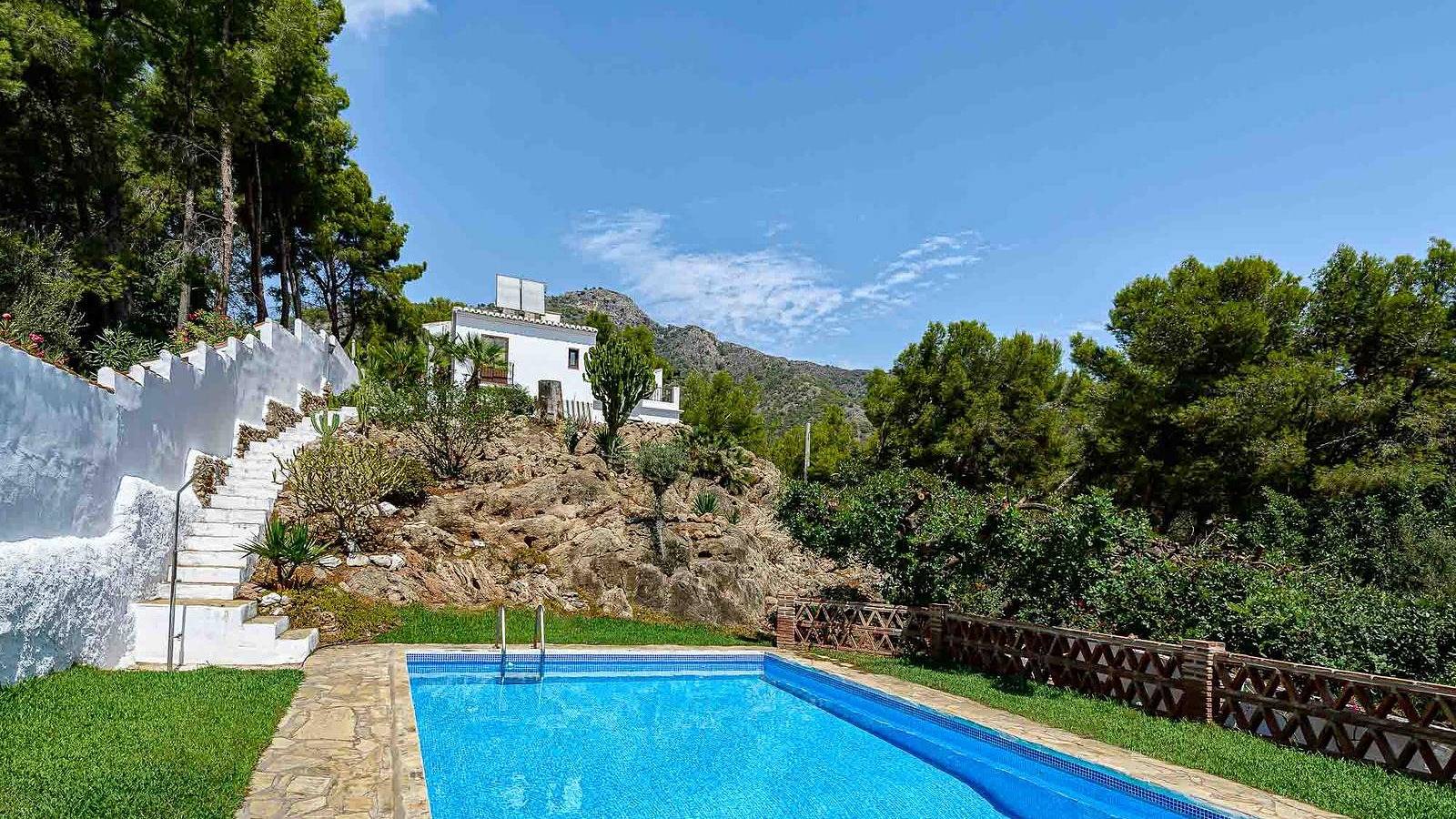 Villa Cortijo El Peñon Frigiliana by Ruralidays in Frigiliana, Costa del Sol