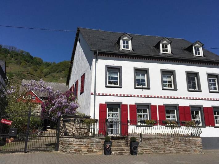 Ferienhaus für 3 Personen, mit Terrasse und Garten sowie Ausblick in Hatzenport