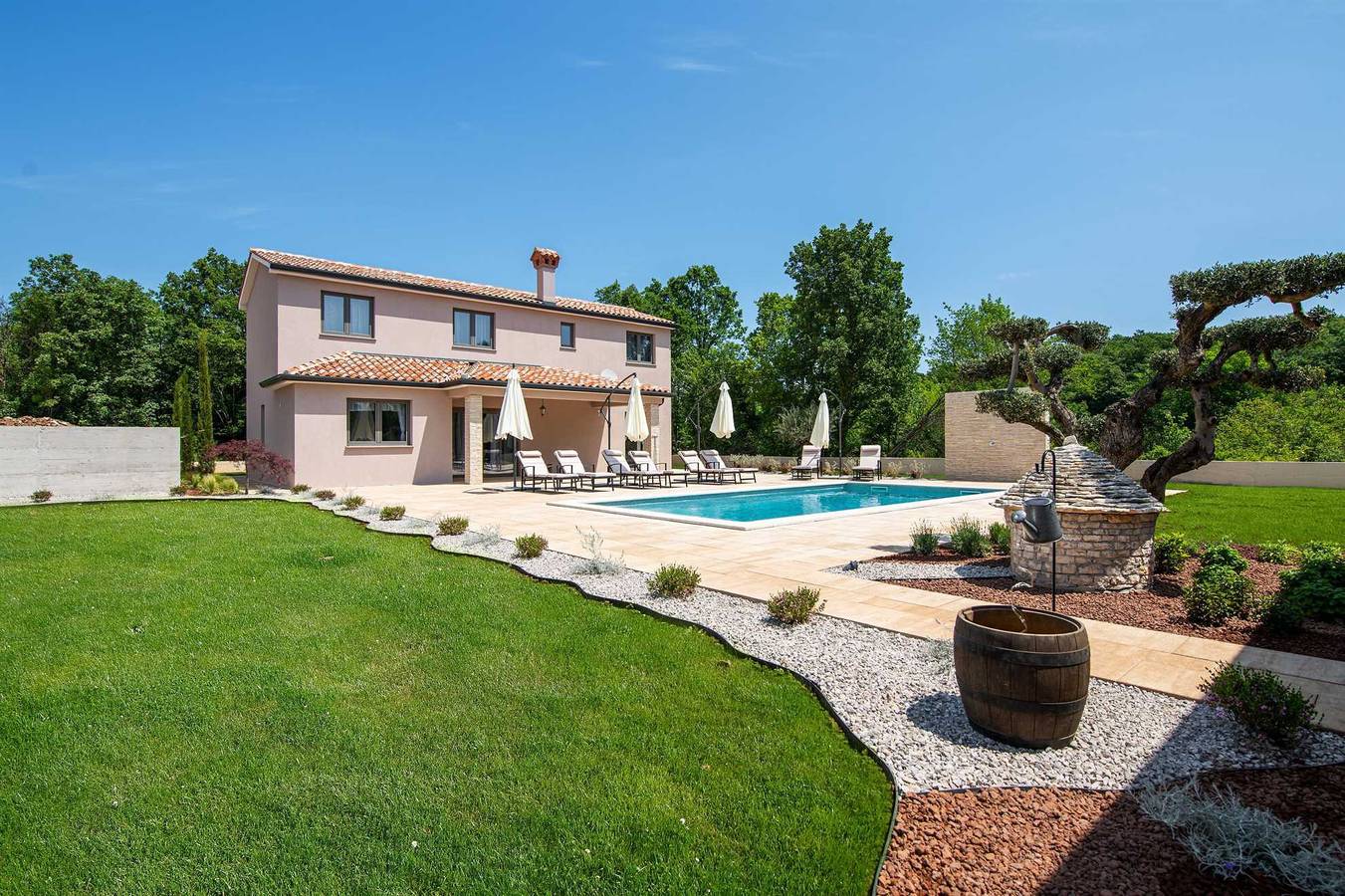 Die prächtige Villa Amore in Labin, Ostküste Istrien