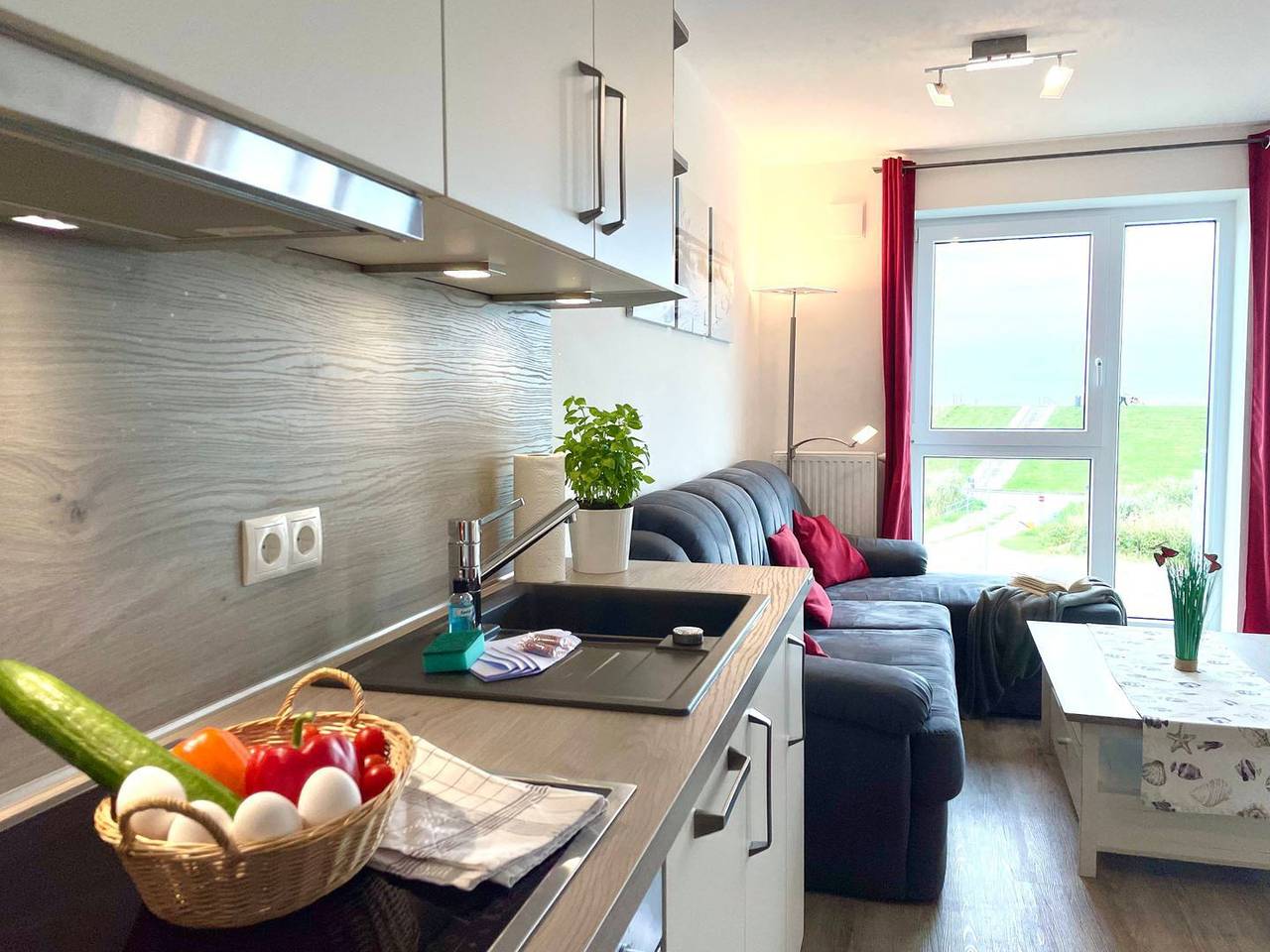 Ganze Wohnung, Penthouse "de Stöör", strandnah, unverbauter Meerblick, max. 4 Personen, Vitamar in Dorum-Neufeld, Dorum