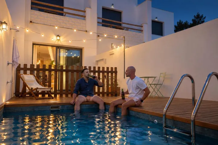 Casa de vacaciones para 4 personas, con vistas además de piscina y jardín, Se admiten mascotas - 1