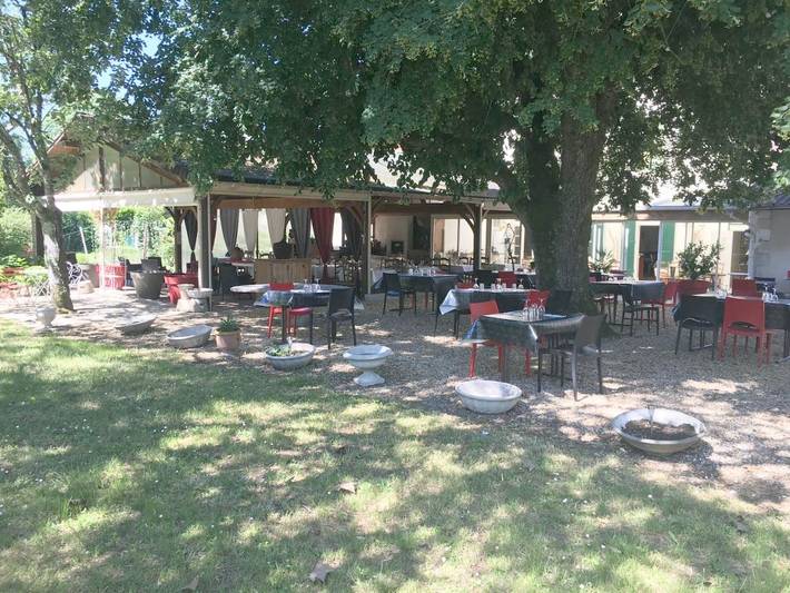 Hôtel pour 3 personnes, avec Terrasse et Jardin à Saint-Aigulin