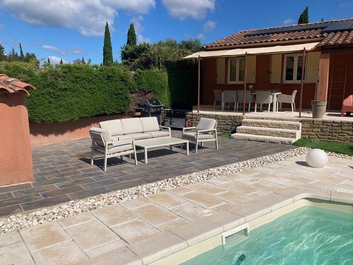 Location de vacances pour 6 personnes, avec jardin et piscine ainsi que jacuzzi et sauna à Castillon-du-Gard - 4