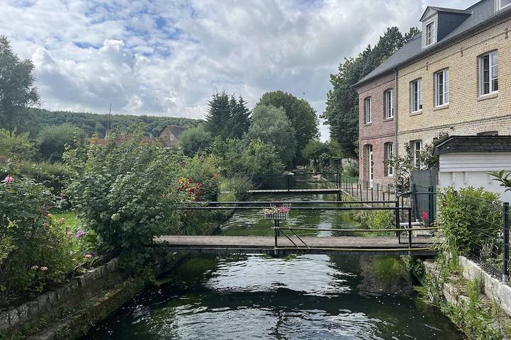 Location de vacances pour 16 personnes, avec jardin à Martin-Église