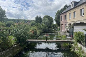 Location de vacances pour 16 personnes, avec jardin à Martin-Église