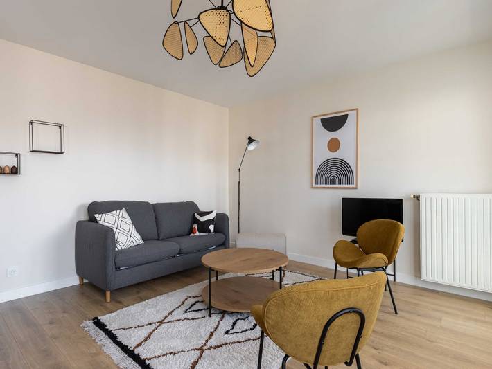 Appartement de vacances pour 4 personnes, avec Balcon/Terrasse ainsi que Balcon et Terrasse à Villeurbanne