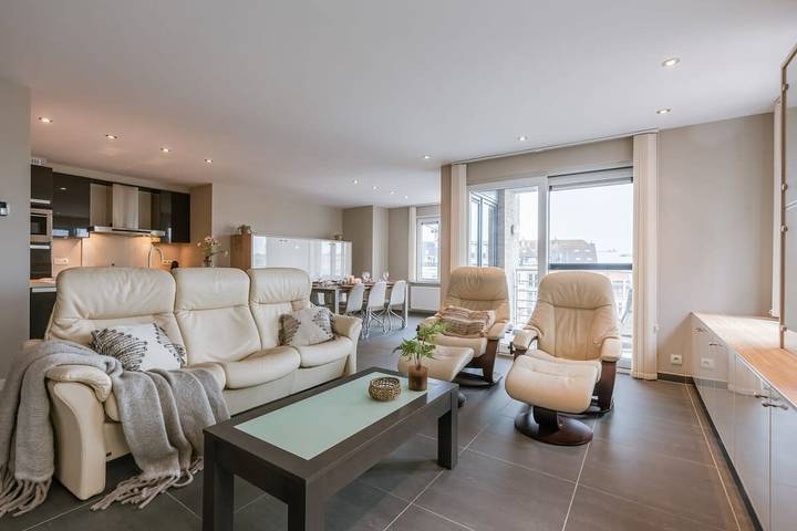 Vakantieappartement voor 4 personen, met balkon/terras en terras in Blankenberge