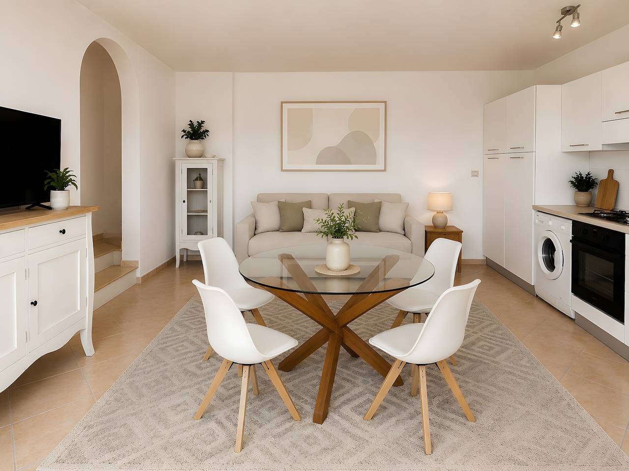 Ganze Wohnung, Apartment 'Simone' mit Meerblick, Gemeinschaftspool und Klimaanlage in Arzachena, Costa Smeralda