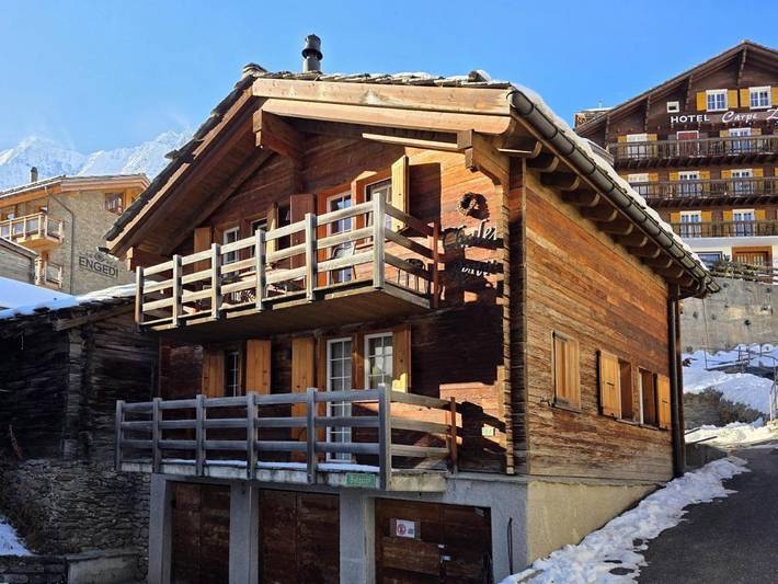 Chalet für 6 Personen, mit Balkon und Sauna in Saas-Fee