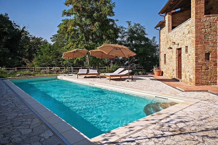 Villa 'San Biagio' – Luxus mit Seeblick, Wlan und Klimaanlage in Città della Pieve, Perugia Provinz