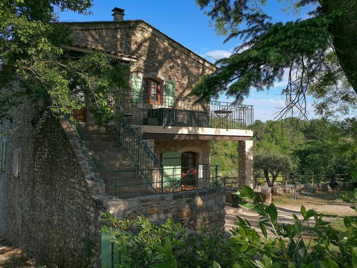 Location de vacances pour 12 personnes, avec sauna et vue ainsi que jardin et piscine à Saint-Ambroix - 2