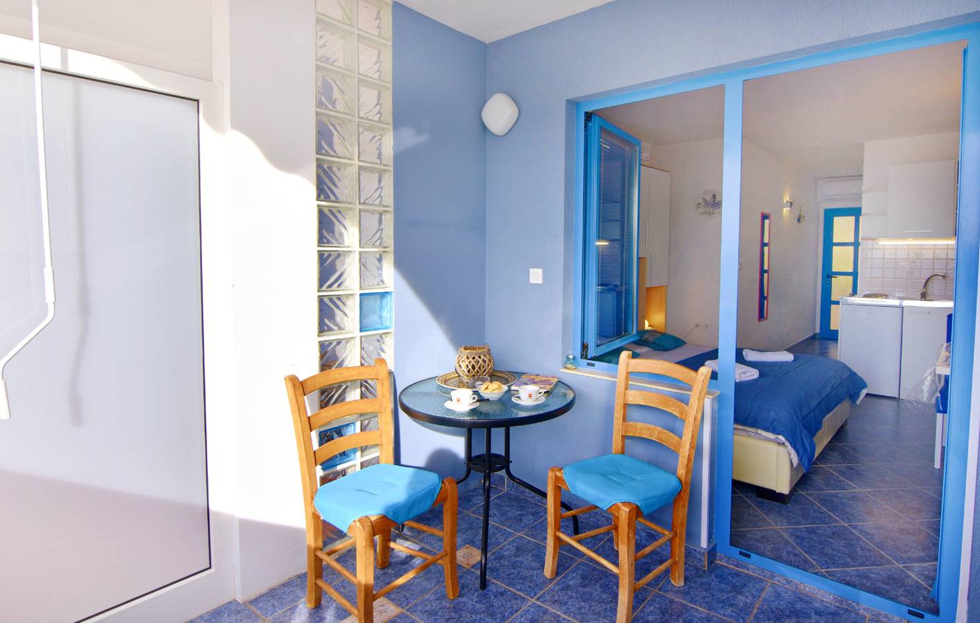 Ganzes Studio, Atemberaubender Meerblick von Ihrer Terrasse in Umag, Umag und Umgebung