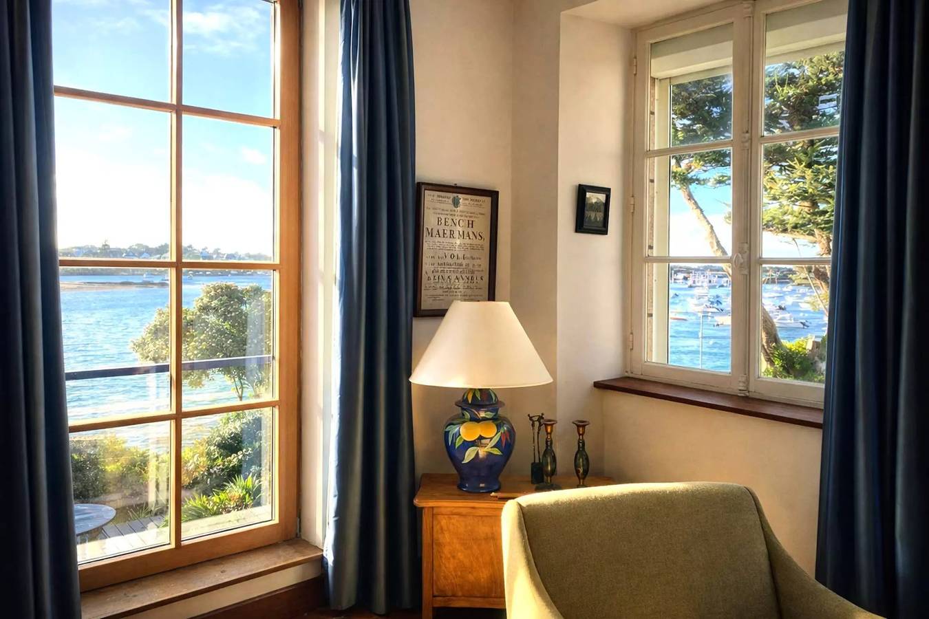 Villa vue mer sur le port de Ploumanac'h in Perros-Guirec, Côte de Granit Rose