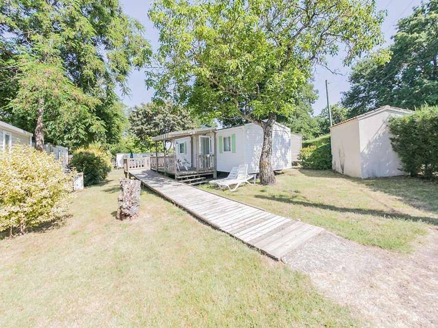 Camping la Ferme - Mobilheim 4 personen - Helios Pmr in Saint-Augustin, Côte de Beauté