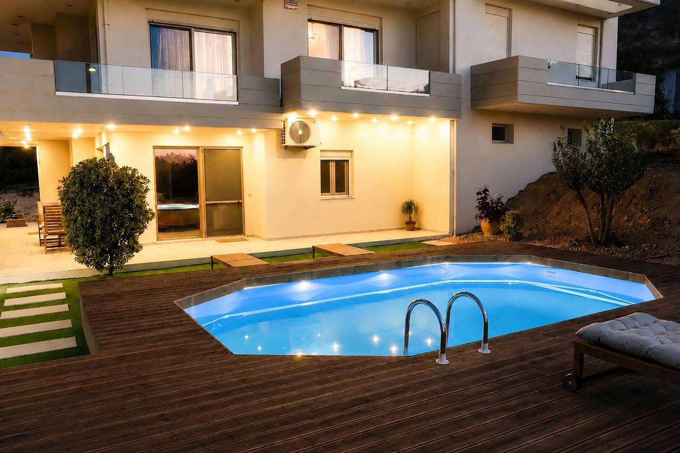 Appartamento intero, Appartamento vacanze per 4 persone con piscina in Regione di Iraklio - Heraklion