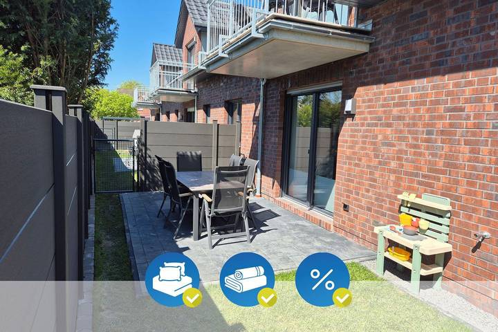 Ferienhaus für 6 Personen, mit Sauna und Ausblick sowie Garten in Dornum (Stadt)