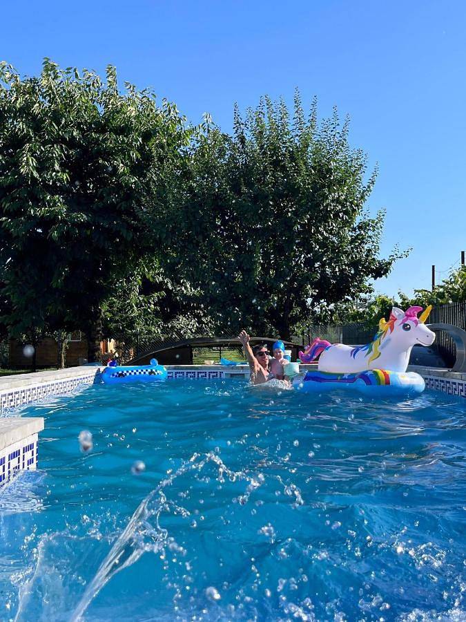 Gîte pour 2 personnes, avec piscine ainsi que vue et jardin dans Cluj-Napoca
