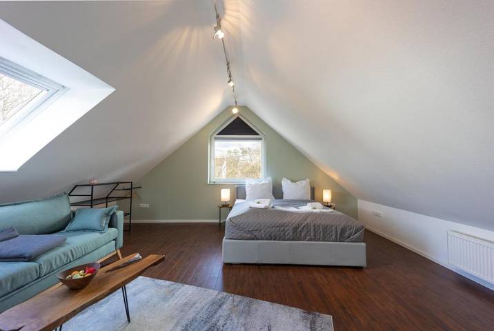 Ferienwohnung für 4 Personen, mit Ausblick und Garten, kinderfreundlich in Rosengarten