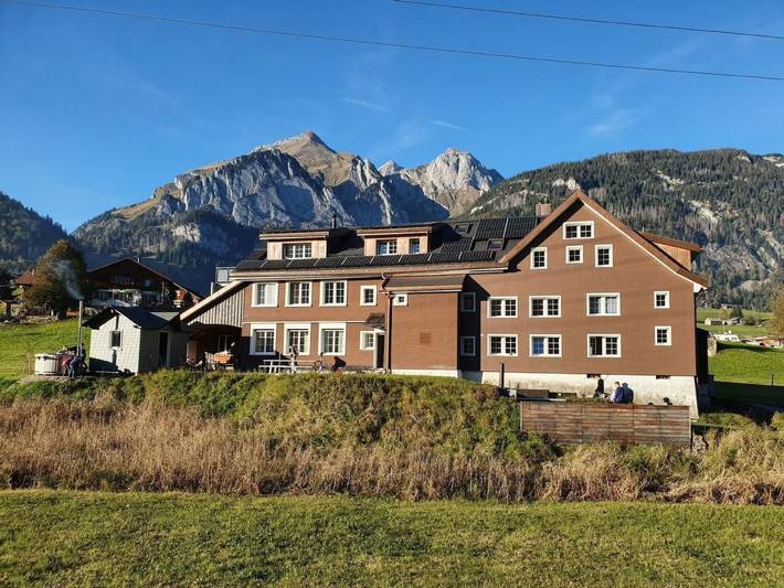 Ferienwohnung für 12 Personen, mit Terrasse und Garten sowie Sauna in Wildhaus