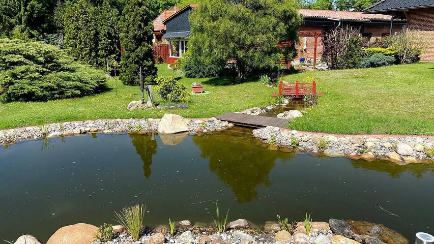 Ferienhaus für 4 Personen, mit Garten, mit Haustier