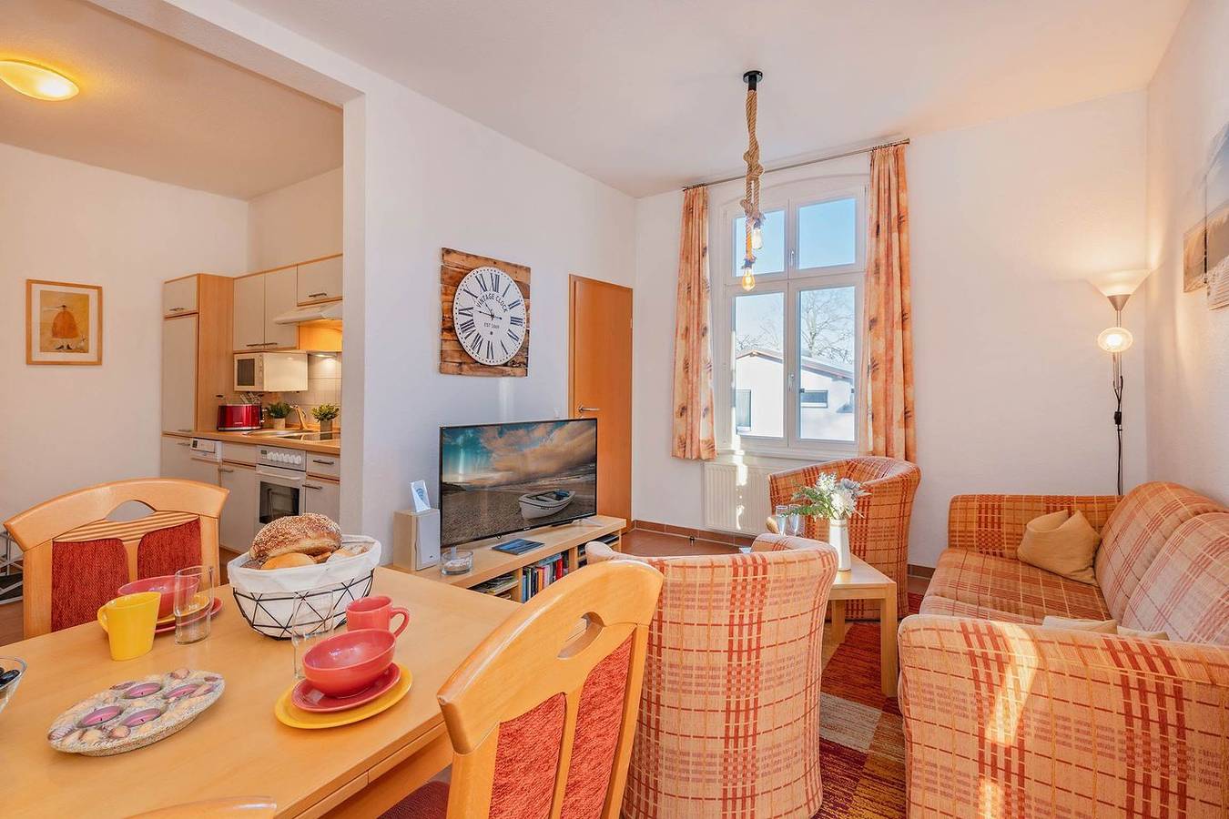 Appartement entier, Villa Kaiserhof 08 - warmtönig gestaltetes Domizil mit Balkon in Zinnowitz, Usedomer Norden