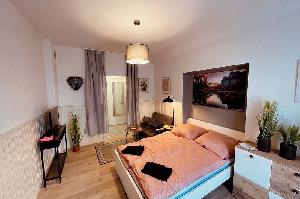 Ganze Wohnung, Handwerkerwohnung \"Daniel\" in Halle mit Stellplatz in Halle (Saale), Saale-Unstrut