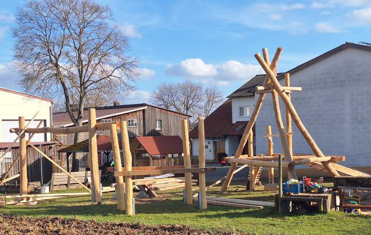 Bauernhof für 3 Personen, mit Garten, kinderfreundlich an der Rhön