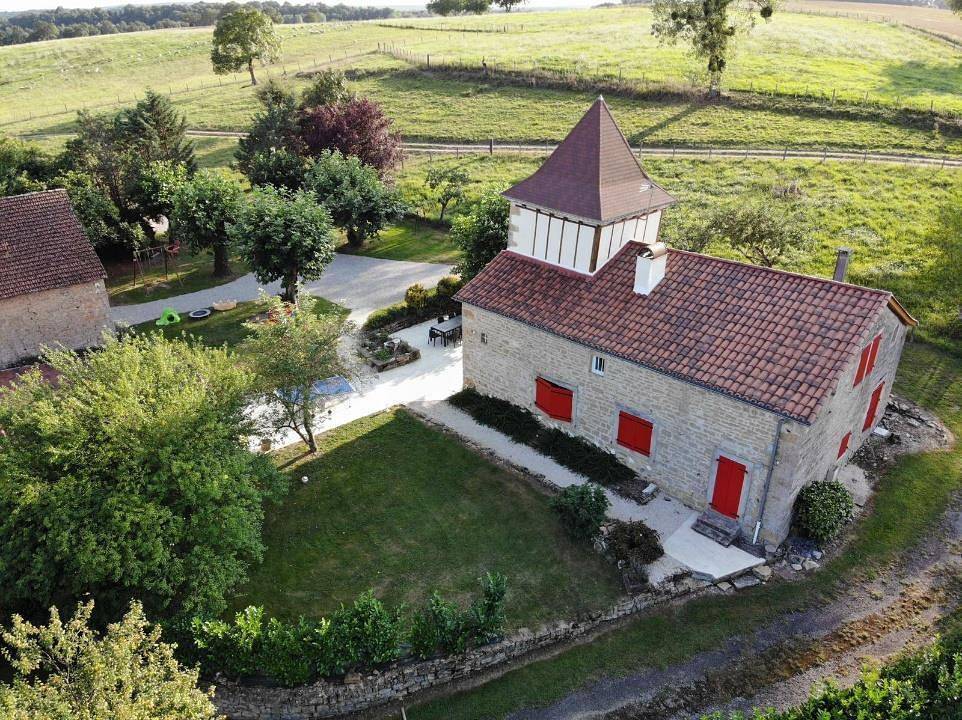 Gîte für 12 Personen mit Terrasse in Lavergne, Regionaler Naturpark Causses du Quercy