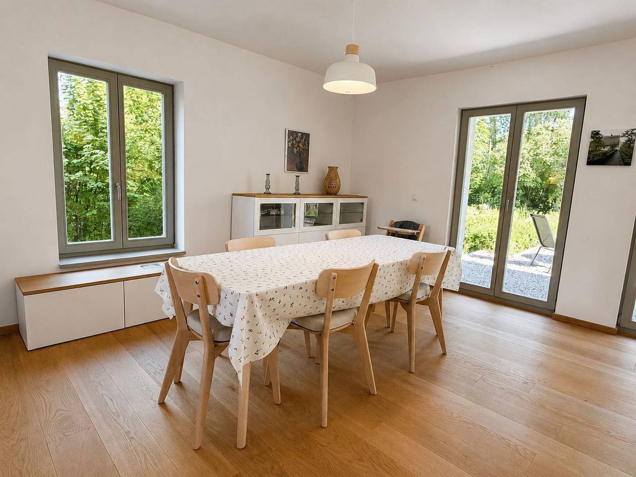 Ländliche Idylle im Reetdachhaus mit Sauna in Altenkirchen, Rügen
