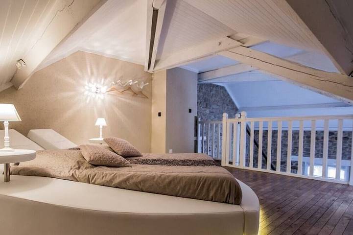 Location de vacances pour 2 personnes, avec terrasse et jardin ainsi que piscine et jacuzzi à Bain-de-Bretagne - 3