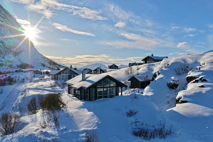 Ferienhaus für 2 Personen, mit Terrasse und Sauna sowie Ausblick in Vågan - 3
