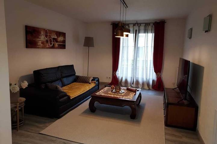 Appartement entier, Vieux Château – jardin privatif, parking gratuit, climatisé in Mulhouse, Région de Mulhouse