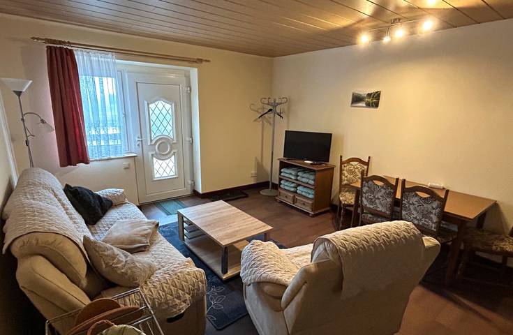 Ferienwohnung für 4 Personen, mit Seeblick und Garten im Barnimer Land