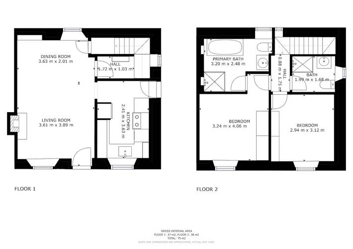 Villa für 4 Personen mit Whirlpool in Elterwater, Lake District