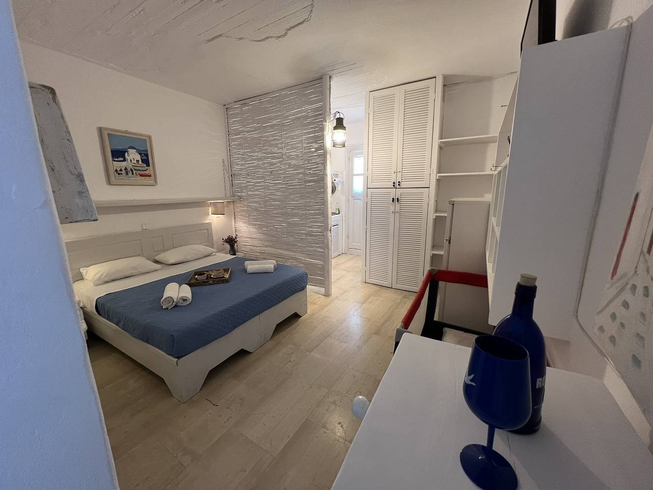 Ganze Wohnung, Mykonos Violet Nest - Sea View Escape in Tourlos (Mykonos), Mykonos