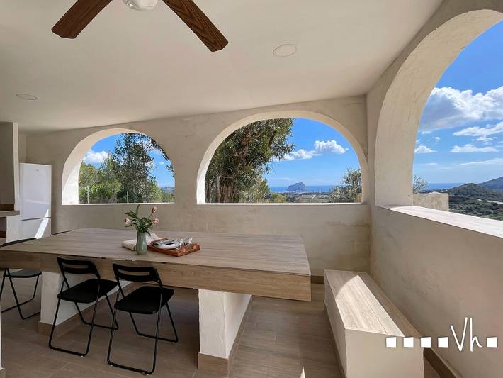Casa de huéspedes para 15 personas, con Terraza y Jardín en Alcalalí - 4