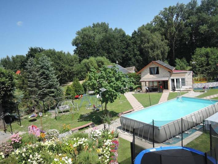 Ferienhaus für 9 Personen, mit Pool und Garten, mit Haustier in Swinemünde