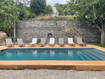 Villa pour 10 personnes, avec vue ainsi que jardin et piscine à Bastia
