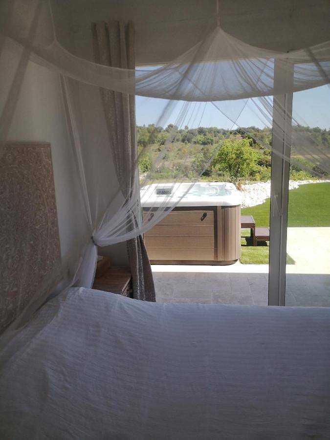 Location de vacances pour 4 personnes, avec jardin ainsi que piscine et vue à Les Mages - 3