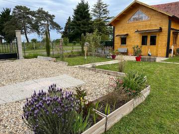 Gîte pour 4 personnes, avec jardin et vue dans Bosjean