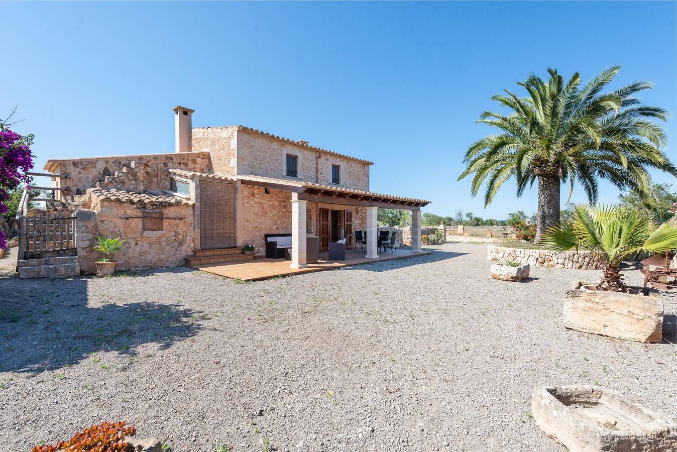 Can Miquel - Gepflegtes Landhaus mit privatem, erhöhten Pool in der Nähe eines paradiesischen Strandes. Wifi gratis in Santanyí, Mallorca Süden