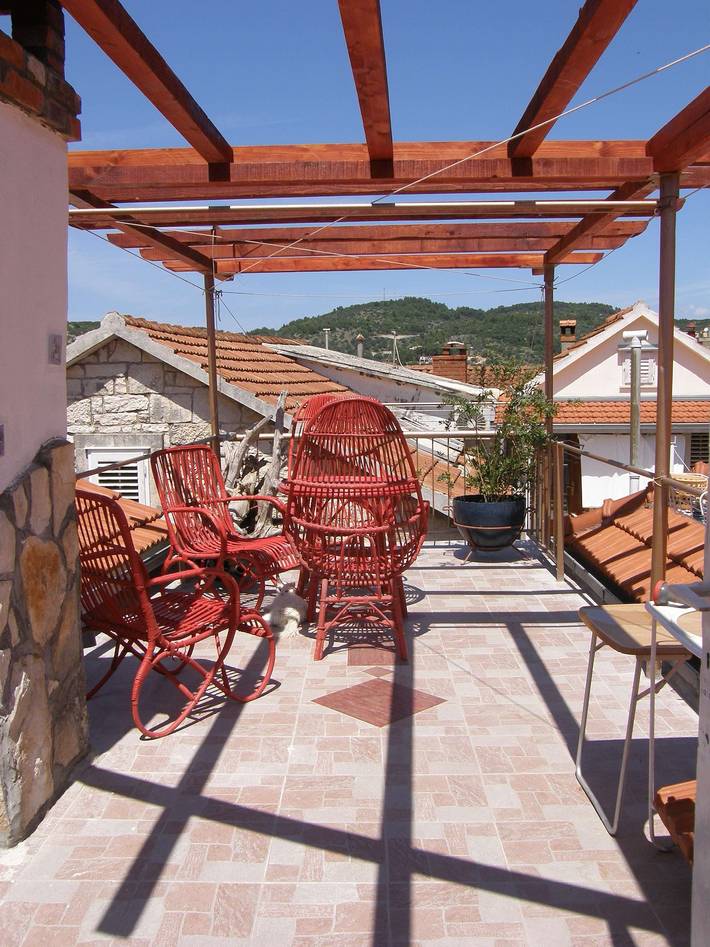 Apartament wakacyjny dla 5 osób, z balkon/ taras w Vela Luka