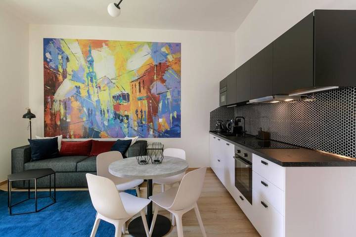 Apartament wakacyjny dla 4 osób, z Taras w Pilzno