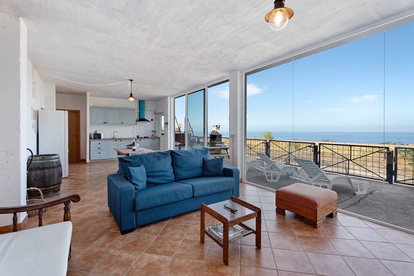 Maison de vacances 'La Cuadra de Juan' avec vue sur la mer, terrasse privée et Wi-Fi in Frontera, El Hierro