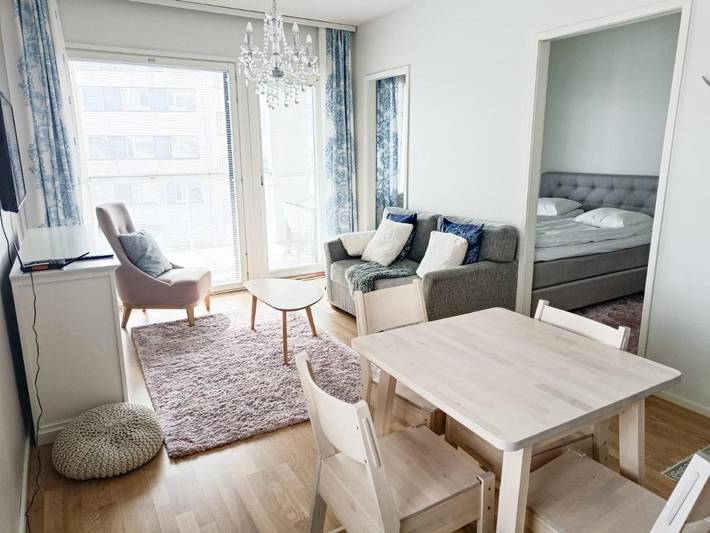 Ferienwohnung für 4 Personen, mit Balkon und Sauna sowie Ausblick - 1