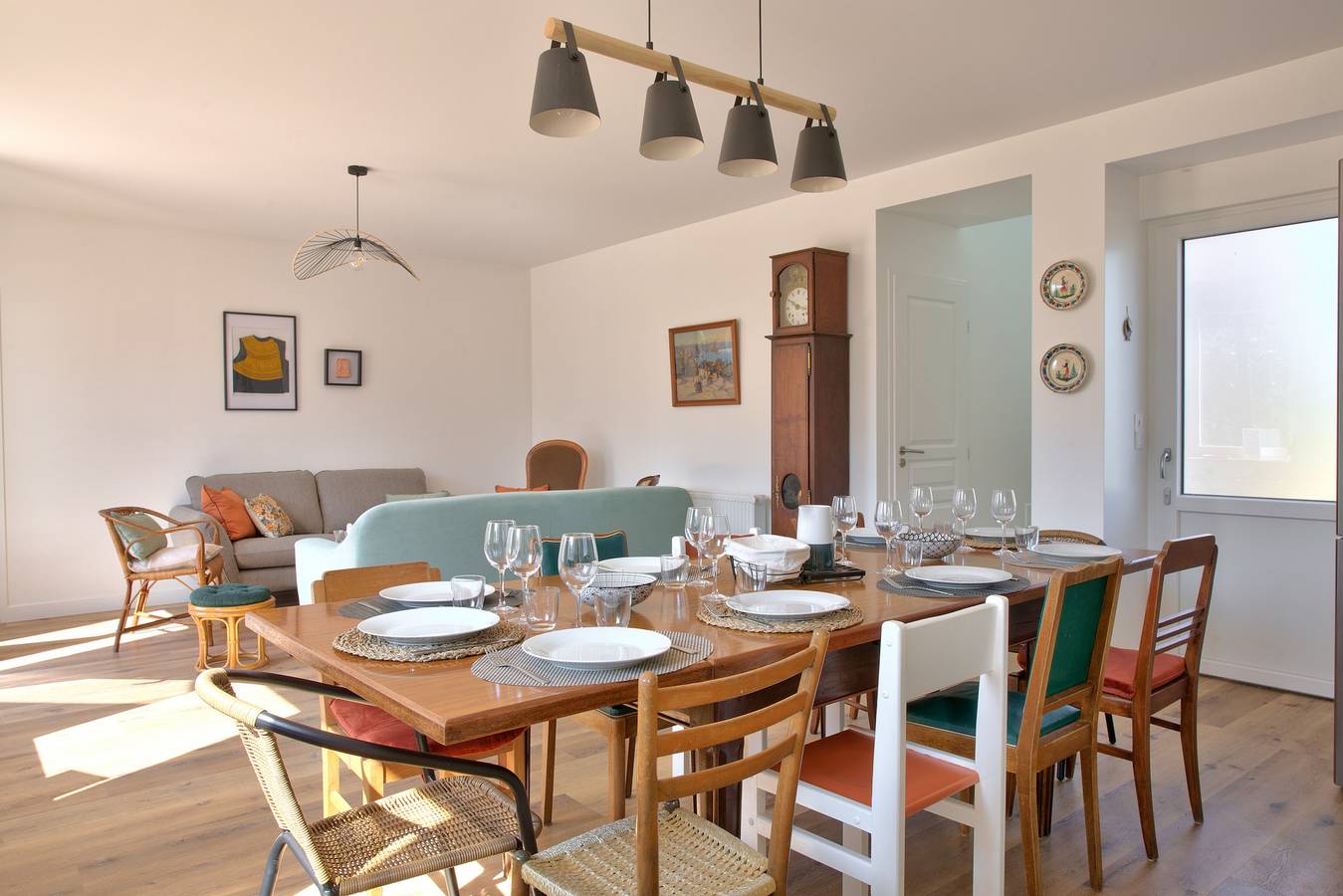 Grande maison et son parc pour 10 en famille in Plovan, Région de Quimper