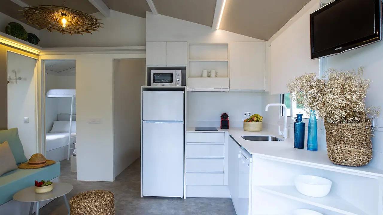 Bungalow para 5 personas con piscina in Platja de Tamarit (Tarragona), Tarragona