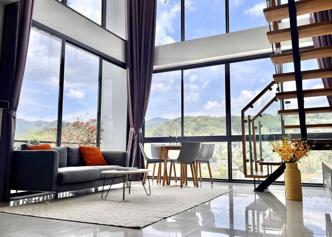 Entire apartment, Panoramic mountain view Duplex at Icon Park C42 in Kamala Beach, Kamala