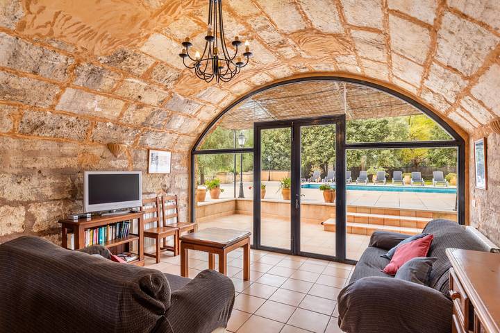 Ferienhaus "Sa Mina" mit Garten, Pool, Terrassen, Klimaanlage & Wifi in Selva, Mallorca Inselmitte